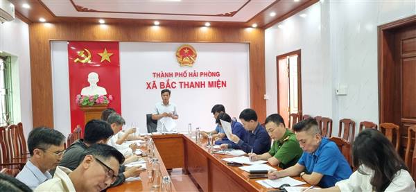 Uỷ ban nhân dân xã Bắc Thanh Miện làm việc với các đơn vị cung cấp nước sạch trên địa bàn 
