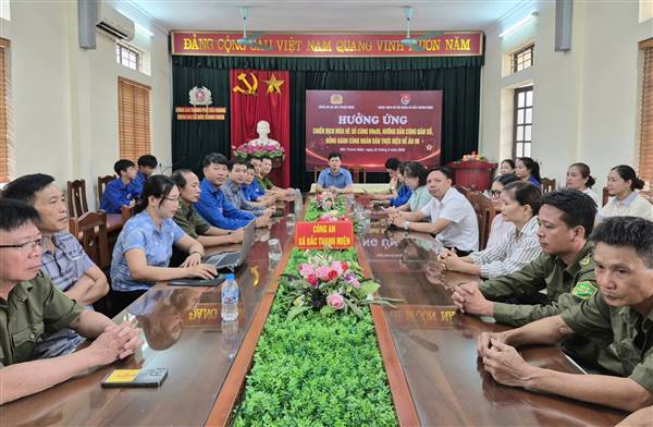 Bắc Thanh Miện tổ chức lễ ra quân " Chiến dịch mùa hè số cùng VNeID, hướng dẫn công dân số, đồng hành cùng nhân dân thực hiện đề án 06"
