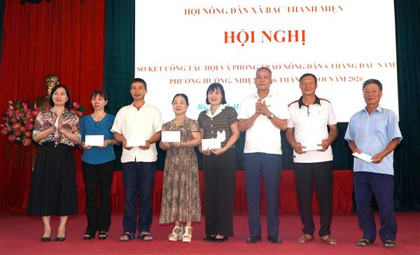 Hội Nông dân xã Bắc Thanh Miện sơ kết công tác hội và phong trào nông dân 6 tháng đầu năm 2026

