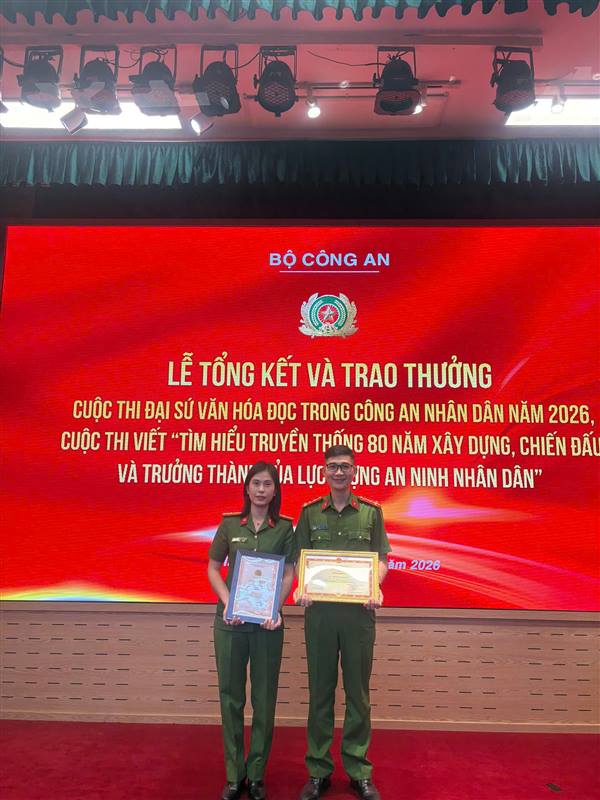 CÔNG AN THÀNH PHỐ HẢI PHÒNG ĐẠT GIẢI CAO TẠI CÁC CUỘC THI CẤP BỘ CÔNG AN