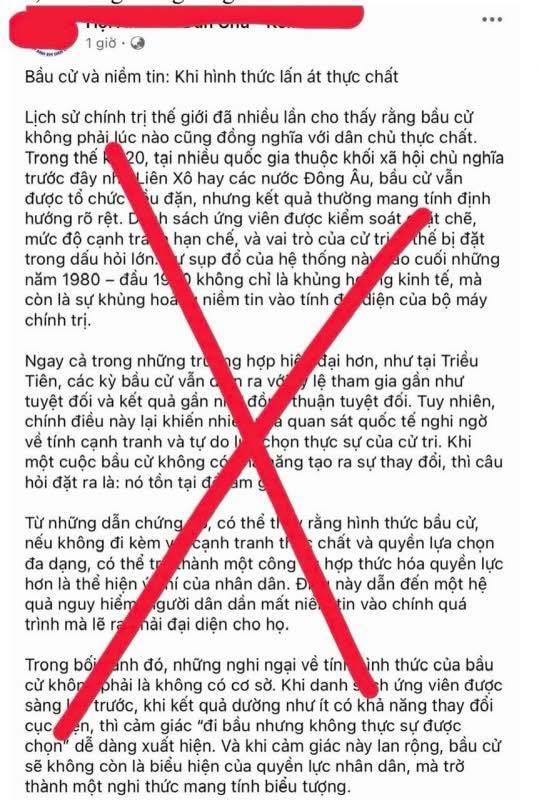 THÀNH CÔNG CUỘC BẦU CỬ BÁC BỎ NHỮNG THỦ ĐOẠN BÔI NHỌ TRƠ TRẼN