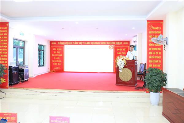 HỘI NGHỊ NGHIÊN CỨU, HỌC TẬP, QUÁN TRIỆT VÀ TRIỂN KHAI THỰC HIỆN NGHỊ QUYẾT CỦA ĐẢNG TẠI PHƯỜNG BẠCH ĐẰNG