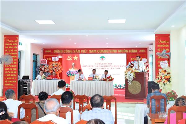 HỘI NGƯỜI CAO TUỔI PHƯỜNG BẠCH ĐẰNG TỔ CHỨC ĐẠI HỘI LẦN THỨ NHẤT