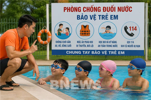 Công văn tăng cường công tác phòng, chống đuối nước đối với trẻ em trên địa bàn phường