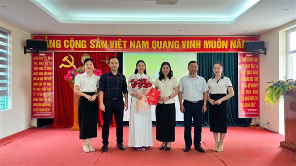 CÔNG BỐ QUYẾT ĐỊNH BỔ NHIỆM PHÓ HIỆU TRƯỞNG TRƯỜNG TIỂU HỌC MINH TÂN