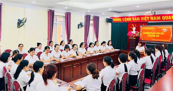 CÁC CHI BỘ TRỰC THUỘC ĐẢNG BỘ PHƯỜNG BẠCH ĐẰNG TỔ CHỨC SINH HOẠT CHI BỘ THƯỜNG KỲ THÁNG 8/2026