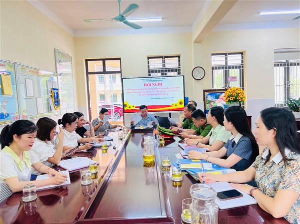 LÃNH ĐẠO UBND PHƯỜNG KIỂM TRA CÔNG TÁC CHUẨN BỊ KHAI GIẢNG NĂM HỌC MỚI 2026 - 2027