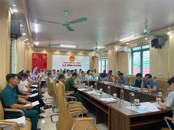 XÃ BÌNH GIANG TRIỂN KHAI KẾ HOẠCH TUYỂN CHỌN VÀ GỌI CÔNG DÂN NHẬP NGŨ, CÔNG DÂN THỰC HIỆN NGHĨA VỤ CÔNG AN NHÂN DÂN NĂM 2026