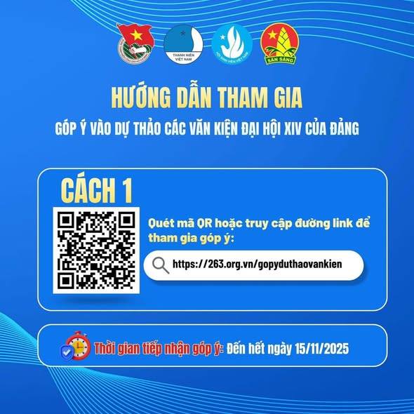 TÍCH CỰC TUYÊN TRUYỀN THAM GIA ĐÓNG GÓP Ý KIẾN VÀO CÁC DỰ THẢO VĂN KIỆN ĐẠI HỘI XIV CỦA ĐẢNG QUA ỨNG DỤNG VNeID 