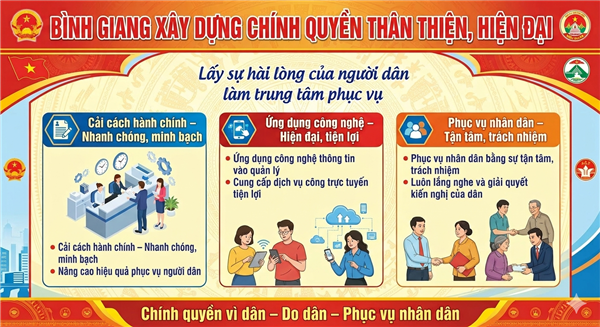 Bình Giang xây dựng chính quyền thân thiện, hiện đại, lấy sự hài lòng của người dân làm trung tâm