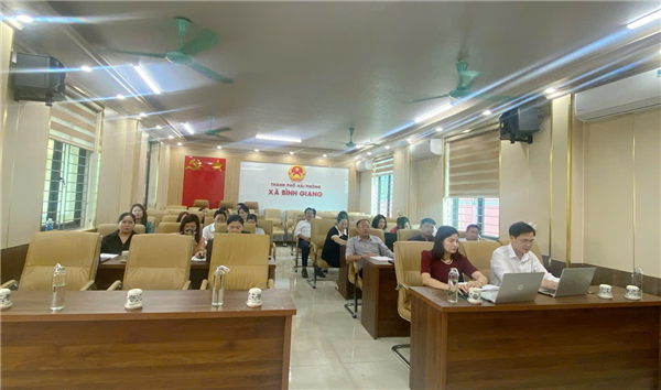 XÃ BÌNH GIANG TẬP HUẤN ĐIỀU TRA CƠ SỞ HÀNH CHÍNH, SỰ NGHIỆP NĂM 2026