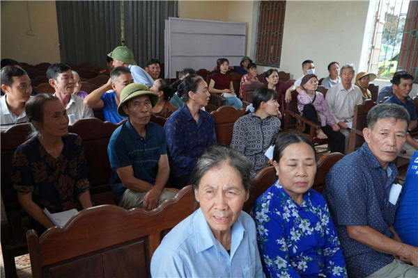 Xã Bình Giang tổ chức chi trả tiên bồi thường, hỗ trợ thực hiện Dự án 