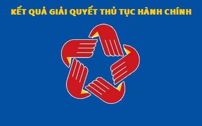 Kết quả giải quyết thủ tục hành chính tháng 5 năm 2026