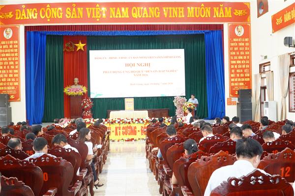 LỄ PHÁT ĐỘNG VẬN ĐỘNG, ỦNG HỘ QUỸ ĐỀN ƠN ĐÁP NGHĨA XÃ BÌNH GIANG NĂM 2026
