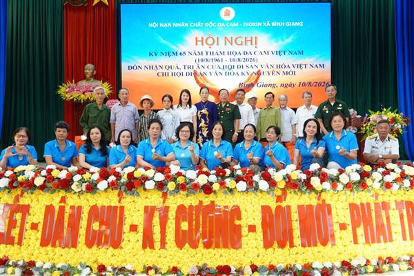 XÃ BÌNH GIANG: LAN TỎA NGHĨA TÌNH, TRI ÂN NẠN NHÂN CHẤT ĐỘC DA CAM