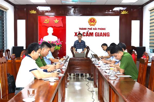 UBND xã Cẩm Giang: Triển khai đồng bộ các nội dung trọng tâm tại cuộc họp lãnh đạo UBND xã