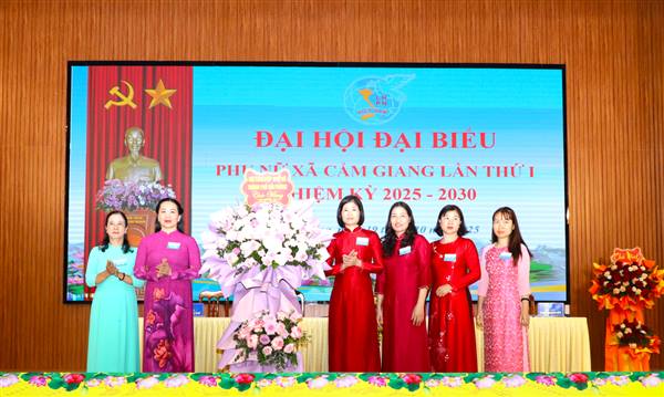  Đại hội đại biểu Phụ nữ xã lần thứ I, nhiệm kỳ 2025-2030 thành công tốt đẹp