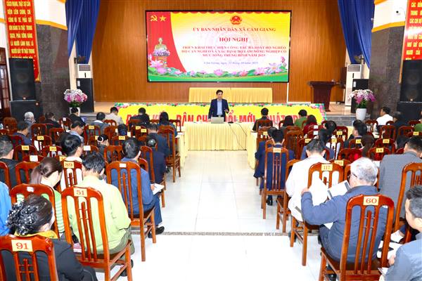 Xã Cẩm Giang triển khai đồng bộ các nhiệm vụ trọng tâm cuối năm 2025