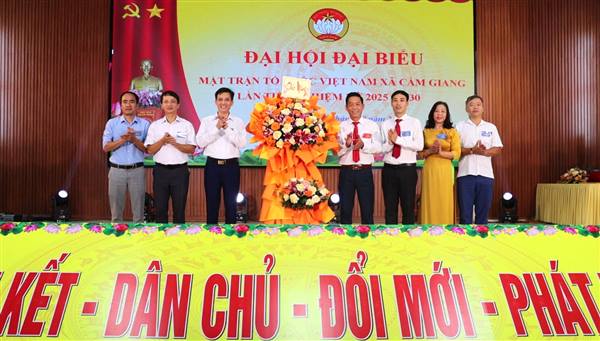 
Đại hội Mặt trận Tổ quốc Việt Nam xã Cẩm Giang lần thứ I, nhiệm kỳ 2025 -2030