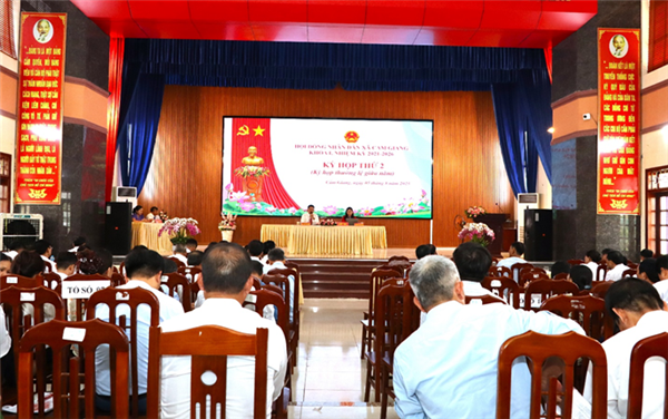 HĐND xã Cẩm Giang tổ chức kỳ họp thứ 2 khóa I, nhiệm kỳ 2021 – 2026