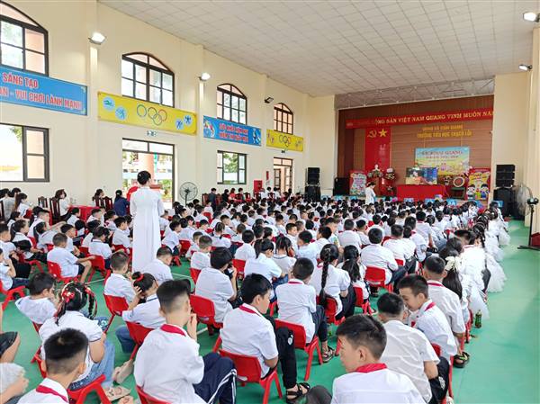 Khai giảng năm học mới 2025 – 2026 tại xã Cẩm Giang