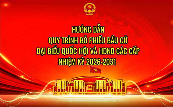 Video: Hướng dẫn quy trình bỏ phiếu bầu cử Đại biểu Quốc hội và HĐND các cấp nhiệm kỳ 2026-2031