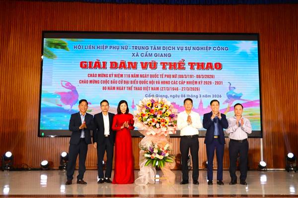 Cẩm Giang sôi nổi Giải Dân vũ thể thao lần thứ I năm 2026