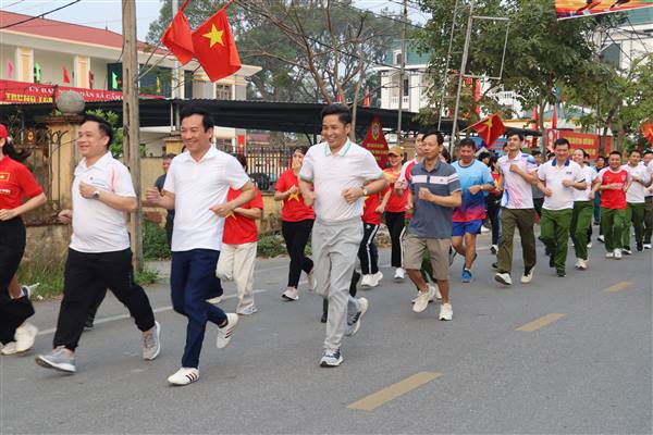 Cẩm Giang sôi nổi hưởng ứng Ngày chạy Olympic vì sức khỏe toàn dân – Vì an ninh Tổ quốc năm 2026