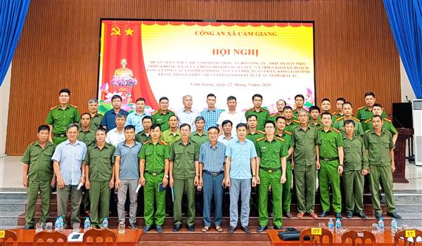 Công an xã Cẩm Giang triển khai mô hình “Thôn không ma túy”, tăng cường giải pháp kéo giảm tội phạm thanh thiếu niên