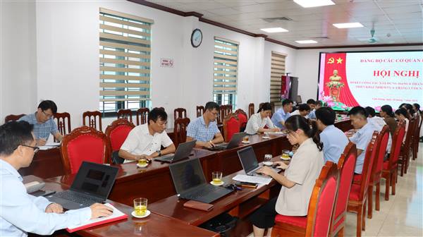 Đảng bộ các cơ quan Đảng xã Cẩm Giang sơ kết công tác Đảng 6 tháng đầu năm 2026