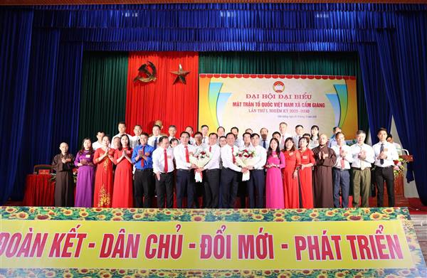 Mặt trận Tổ quốc Việt Nam xã Cẩm Giàng tổ chức Đại hội đại biểu lần thứ I, nhiệm kỳ 2025 - 2030