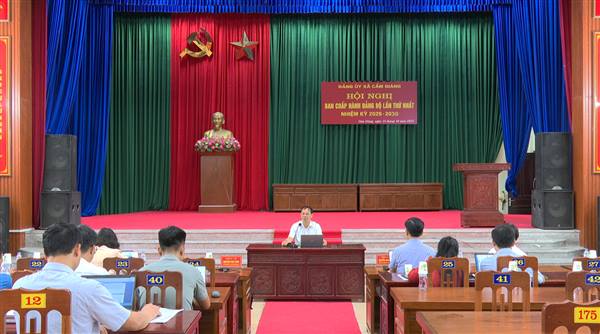 Hội nghị lần thứ nhất Ban Chấp hành Đảng bộ xã Cẩm Giàng, nhiệm kỳ 2025 - 2030 