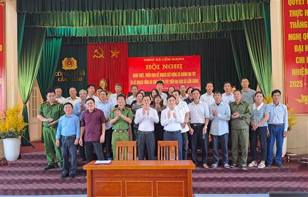 Cẩm Giàng xây dựng xã không ma túy vào năm 2027
