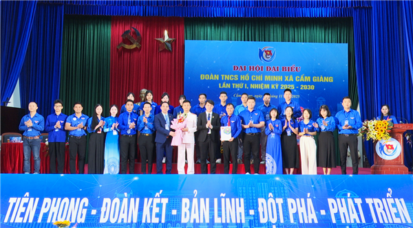 Đoàn thanh niên xã Cẩm Giàng tổ chức Đại hội đại biểu lần thứ nhất, nhiệm kỳ 2025 – 2030