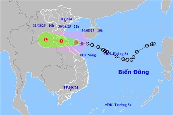 Thông báo về việc phòng, chống cơn bão số 6 năm 2025 trên địa bàn xã Cẩm Giàng

