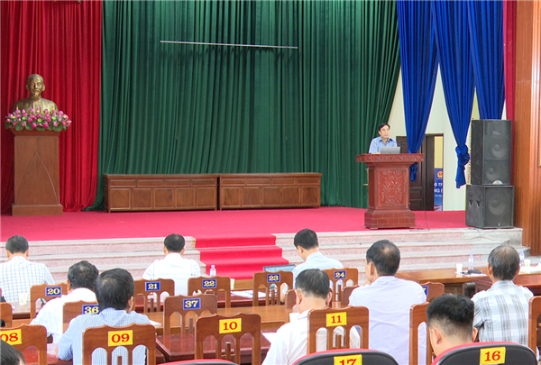 UBND xã Cẩm Giàng đánh giá nhiệm vụ phát triển kinh tế - xã hội 9 tháng và nhiệm vụ trọng tâm 3 tháng cuối năm 