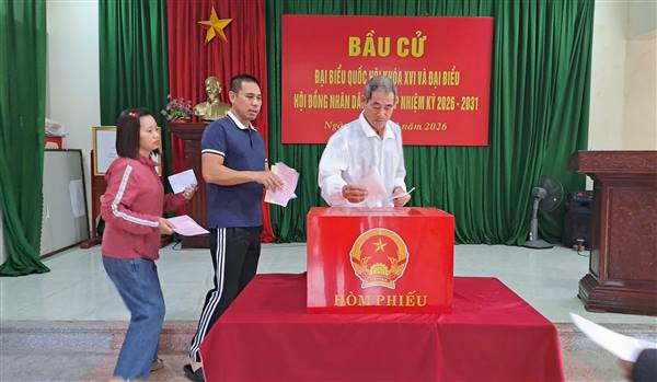 Rộn ràng Ngày hội non sông ở Cẩm Giàng