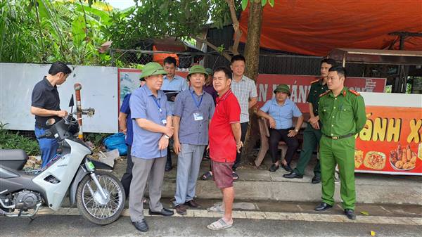 Xã Cẩm Giàng tăng cường kiểm tra, xử lý vi phạm đất đai và trật tự xây dựng