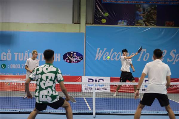 48 tay vợt tranh tài Giải Pickleball xã Cẩm Giàng lần thứ I năm 2026