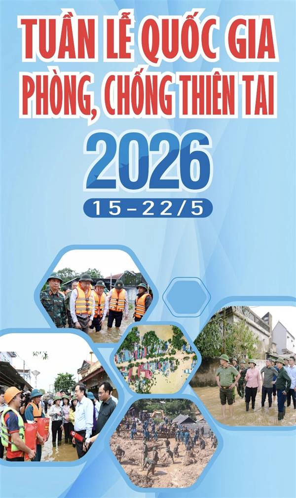 Tổ chức các hoạt động hưởng ứng Tuần lễ Quốc gia phòng, chống thiên tai năm 2026 trên địa bàn xã Cẩm Giàng