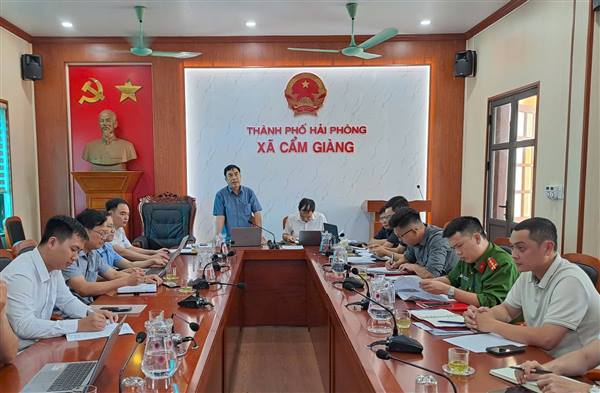 Cẩm Giàng tháo gỡ  khó khăn, đẩy nhanh tiến độ giải phóng mặt bằng dự án Cụm công nghiệp, dịch vụ thương mại Lương Điền