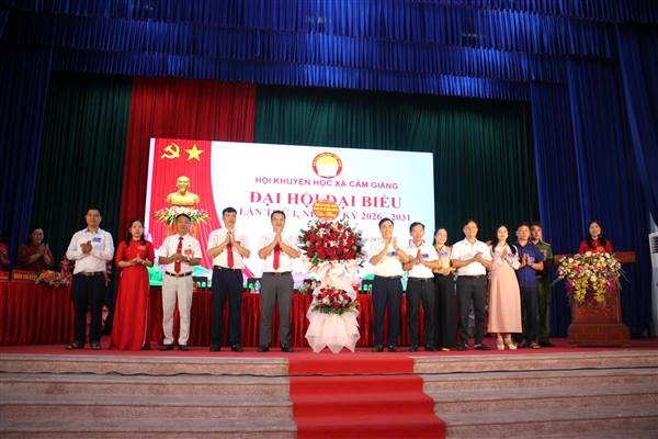 Hội Khuyến học xã Cẩm Giàng tổ chức Đại hội đại biểu lần thứ nhất 