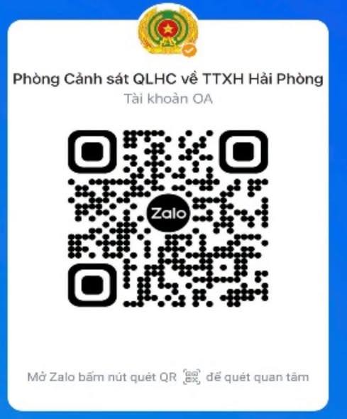 Công an TP Hải Phòng triển khai ứng dụng “Phản ánh hiện trường” vi phạm đường hè trên Zalo