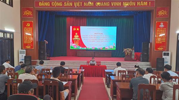Tuyên truyền, vận động các hộ dân thực hiện công tác giải phóng mặt bằng Dự án nút giao đấu nối Khu công nghiệp Lương Điền – Ngọc Liên với Quốc lộ 38