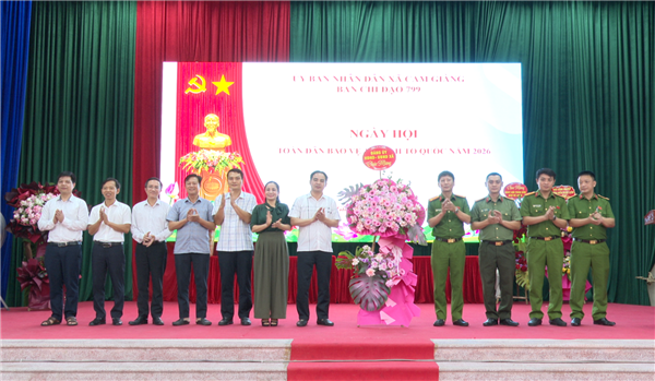Xã Cẩm Giàng tổ chức Ngày hội toàn dân bảo vệ an ninh tổ quốc