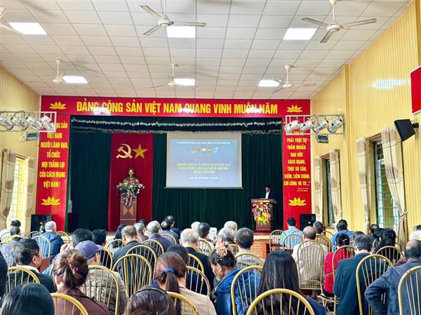 XÃ CHẤN HƯNG TỔ CHỨC THÀNH CÔNG ĐẠI HỘI ĐẠI BIỂU MẶT TRẬN TỔ QUỐC VIỆT NAM LẦN THỨ I, NHIỆM KỲ 2025 – 2030