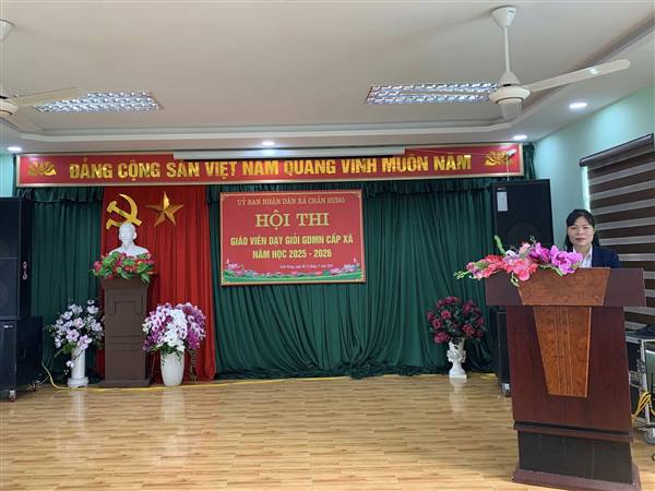 KHAI MẠC PHẦN THI THỰC HÀNH – HỘI THI GIÁO VIÊN DẠY GIỎI GIÁO DỤC MẦM NON CẤP XÃ NĂM HỌC 2025–2026