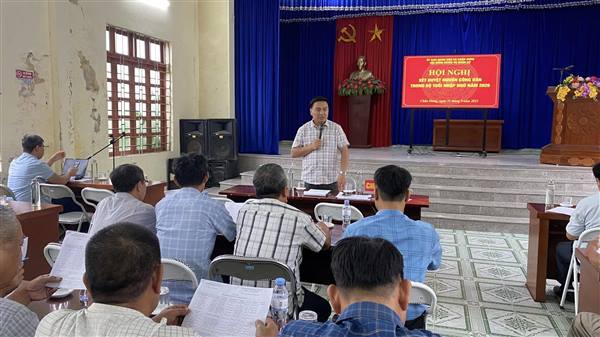 Xã Chấn Hưng xét duyệt nguồn công dân trong độ tuổi nhập ngũ năm 2026
