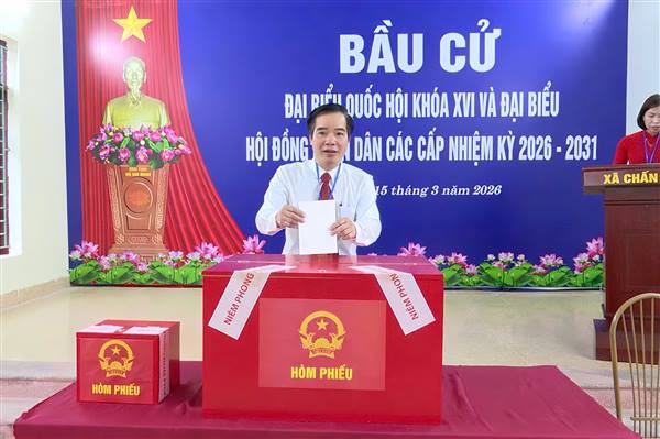 Ngày hội lớn của toàn dân – Ngày bầu cử đại biểu Quốc hội khóa XVI và đại biểu HĐND các cấp nhiệm kỳ 2026-2031.