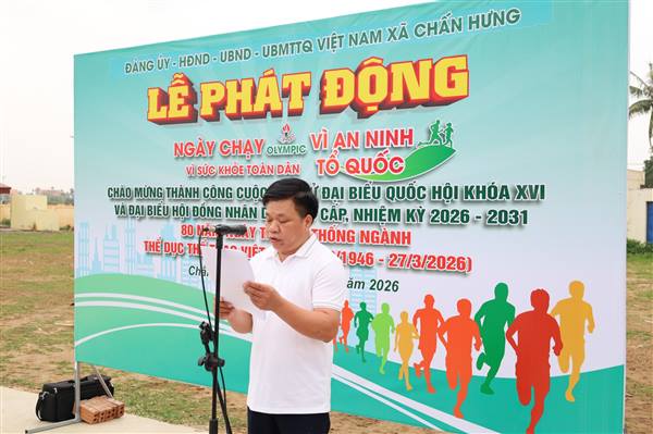 LỄ PHÁT ĐỘNG NGÀY CHẠY OLYMPIC – VÌ SỨC KHỎE TOÀN DÂN – VÌ AN NINH TỔ QUỐC NĂM 2026